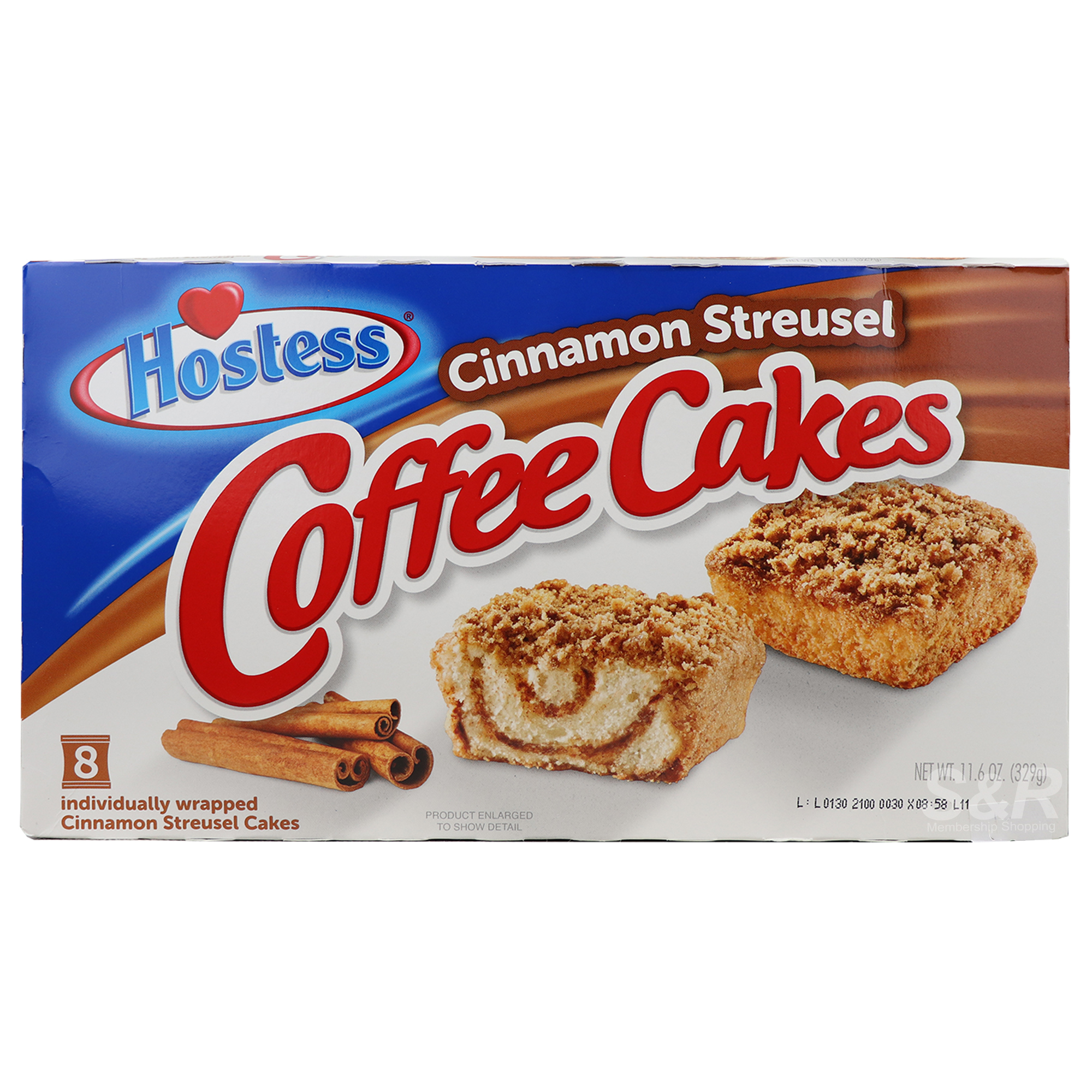 Hostess Cinnamon Streusel Coffee Cakes 8pcs Hostess Cinnamon Streusel Coffee Cakes 8pcs